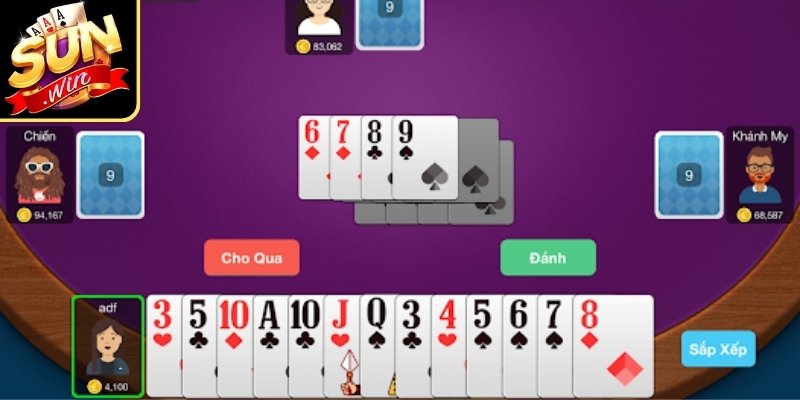Bộ bài 52 lá, chia đều 13 quân mỗi người