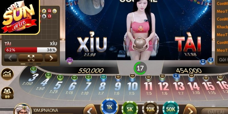 Tài Xỉu Online Uy Tín Sunwin Tạo Trải Nghiệm An Toàn 3 Giao diện ván game Tài Xỉu online uy tín tối ưu